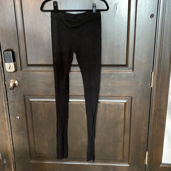 Free People Black Sweater Leggings with Leg Warmers Size M - Picture 4 of 6